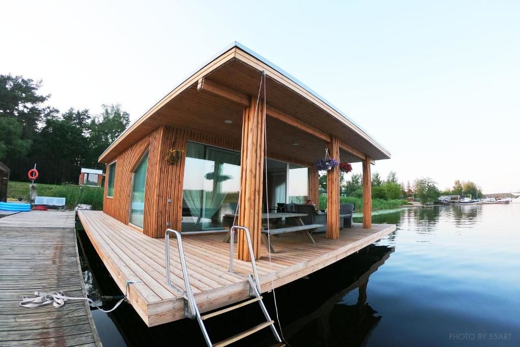 Дома для отпуска Sali Osta Floating House on the river Юрмала-31